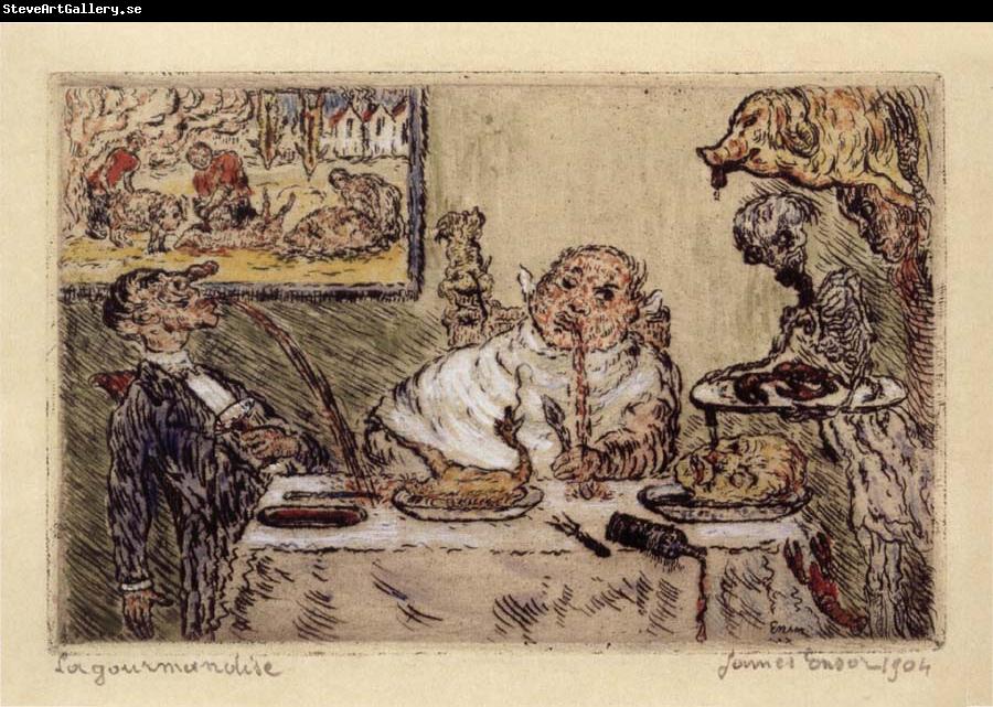 James Ensor Gluttony